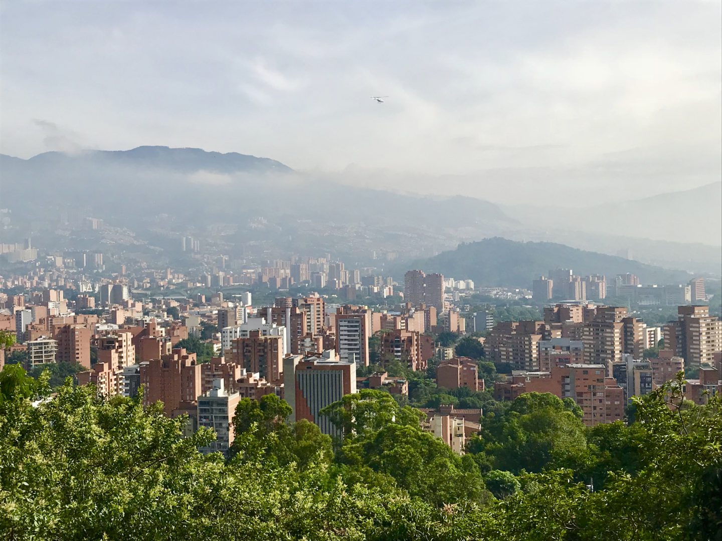 View of Medellin from Pueblito Paisa