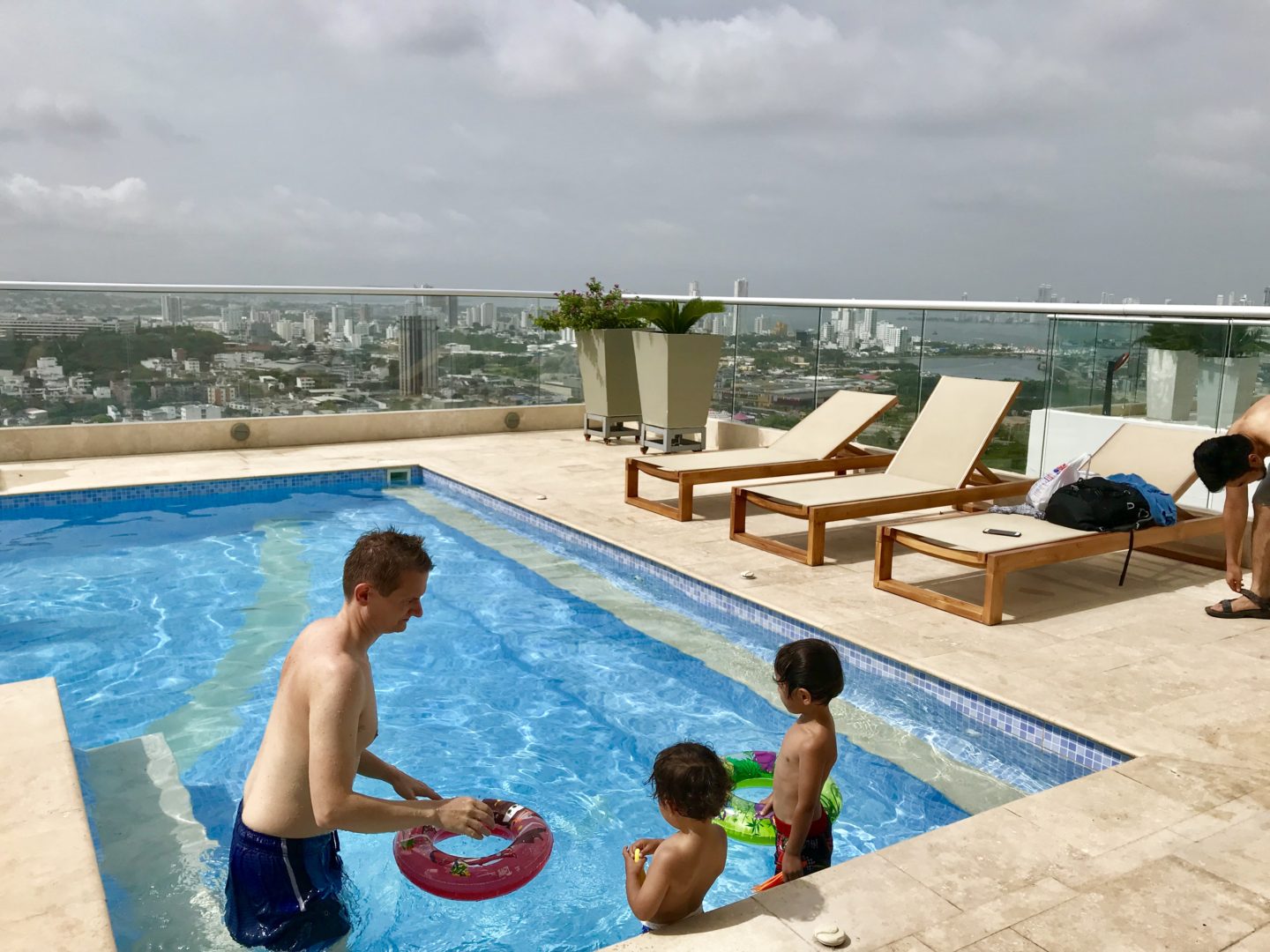 rooftop pool Cartagena